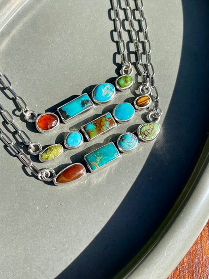 Straight Gem Collector Necklace 1