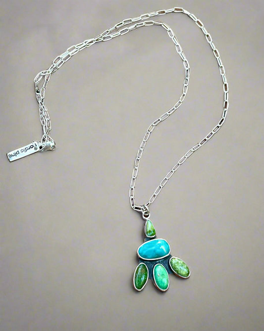 Turquoise Bloom Necklace