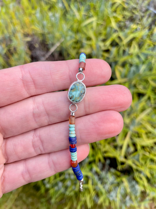 Variscite beaded bracelet 2