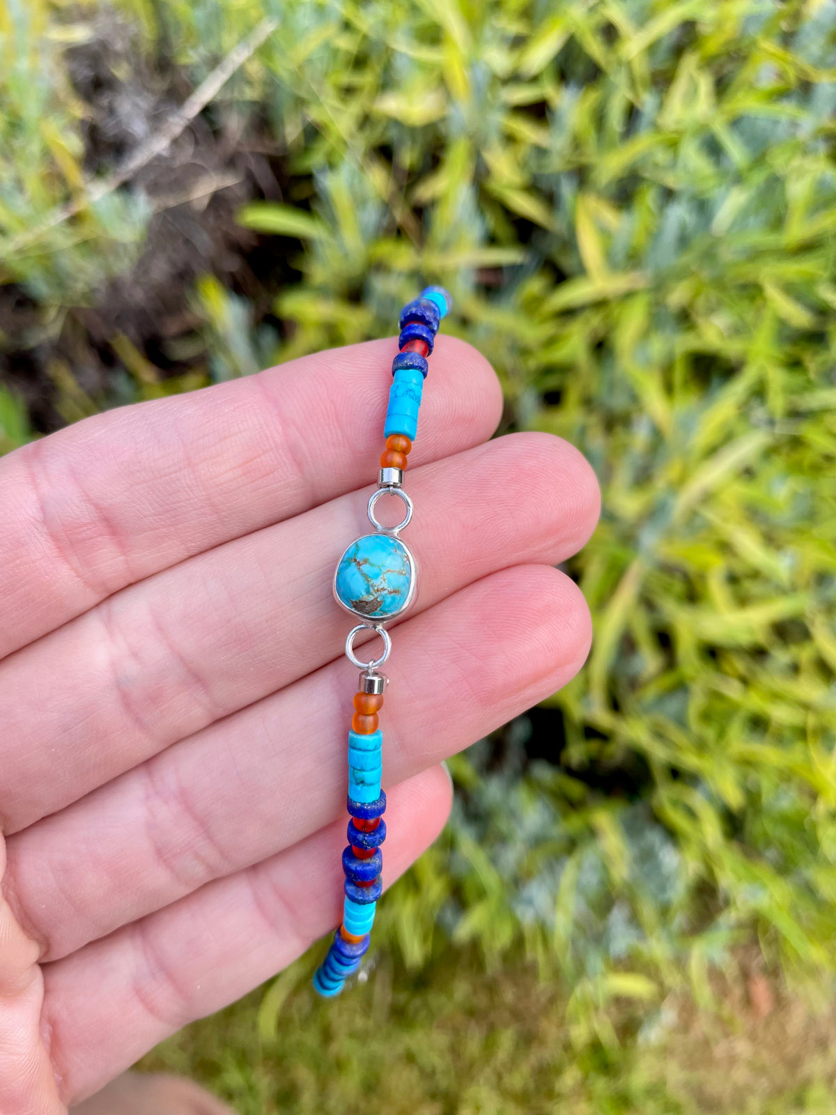 Cananea Turquoise beaded bracelet 5