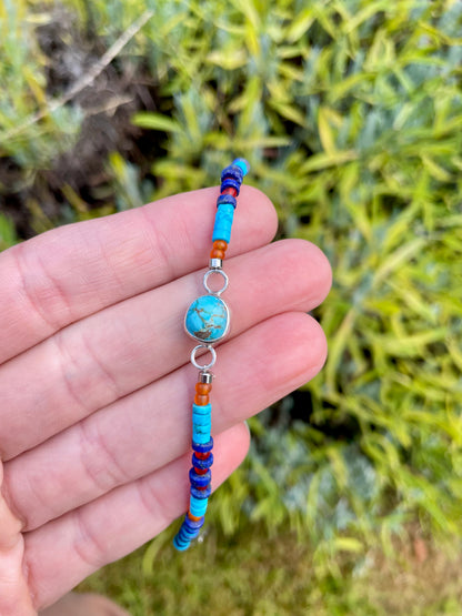 Cananea Turquoise beaded bracelet 5