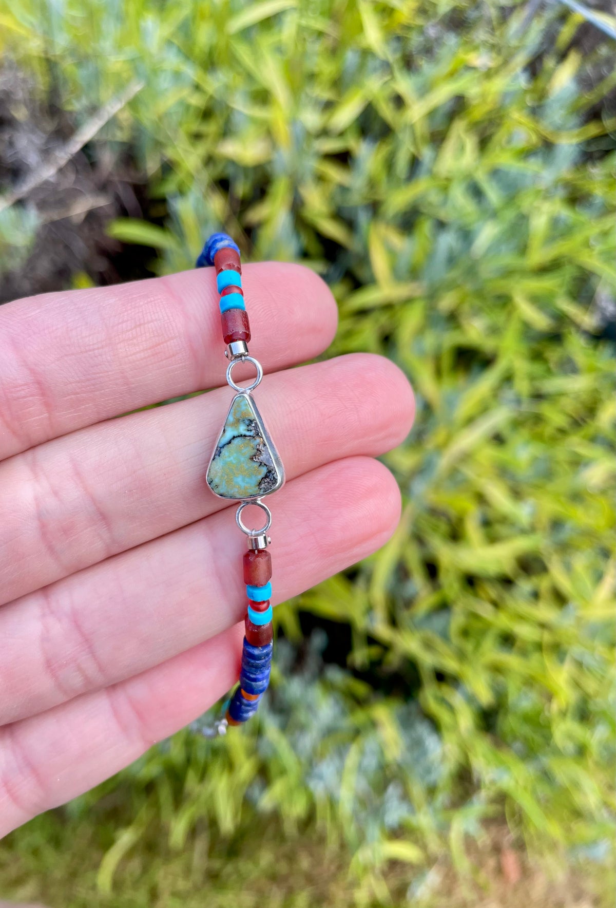 Variscite beaded bracelet 3