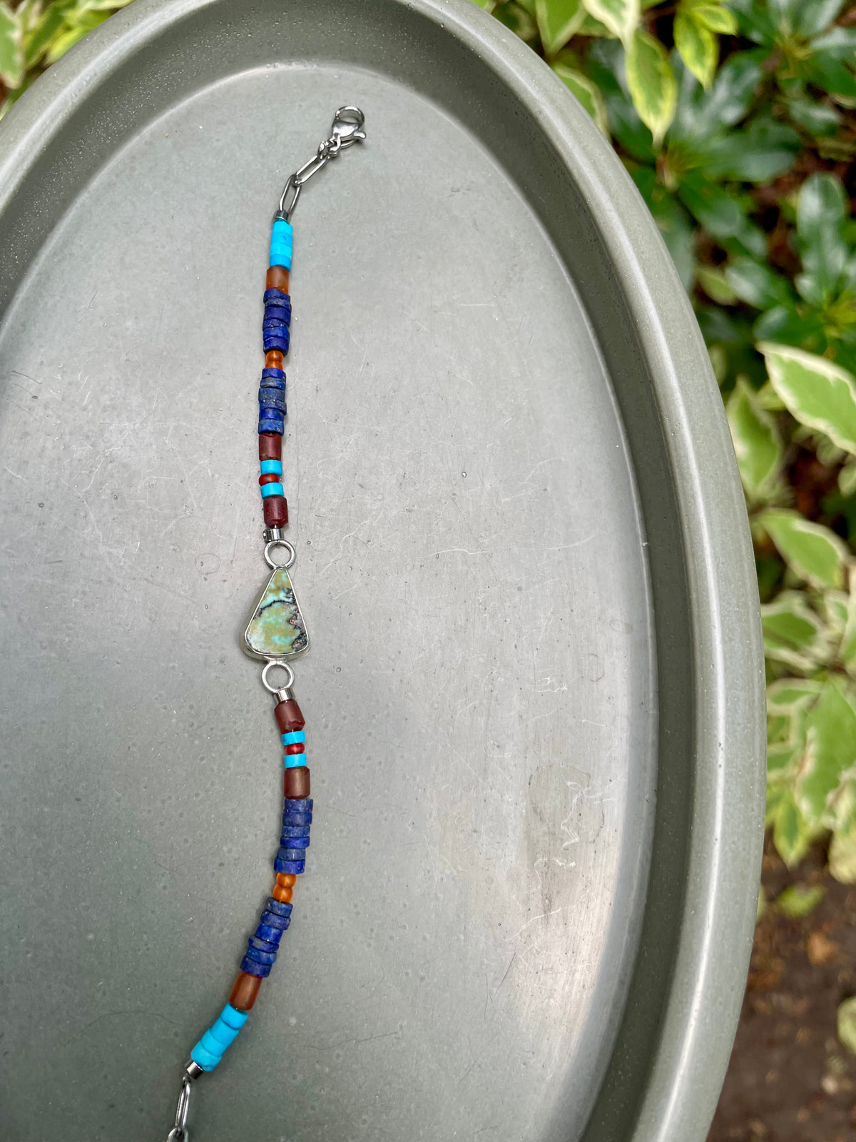 Variscite beaded bracelet 3
