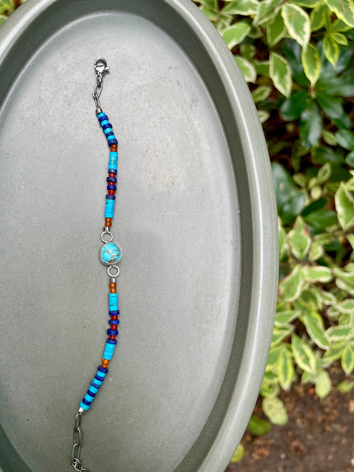 Cananea Turquoise beaded bracelet 5