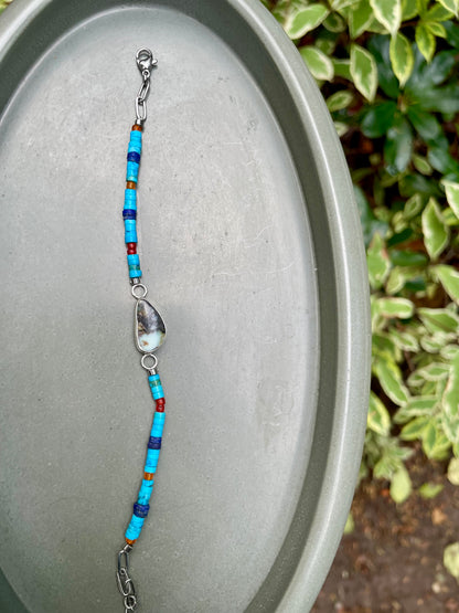 Variscite beaded bracelet 4