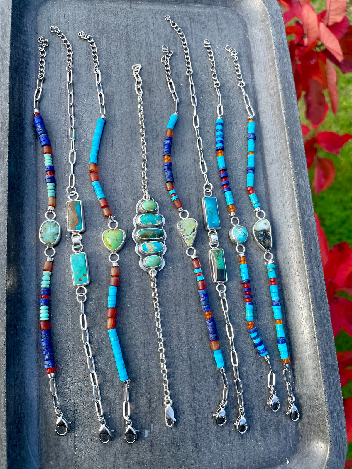 Variscite beaded bracelet 2