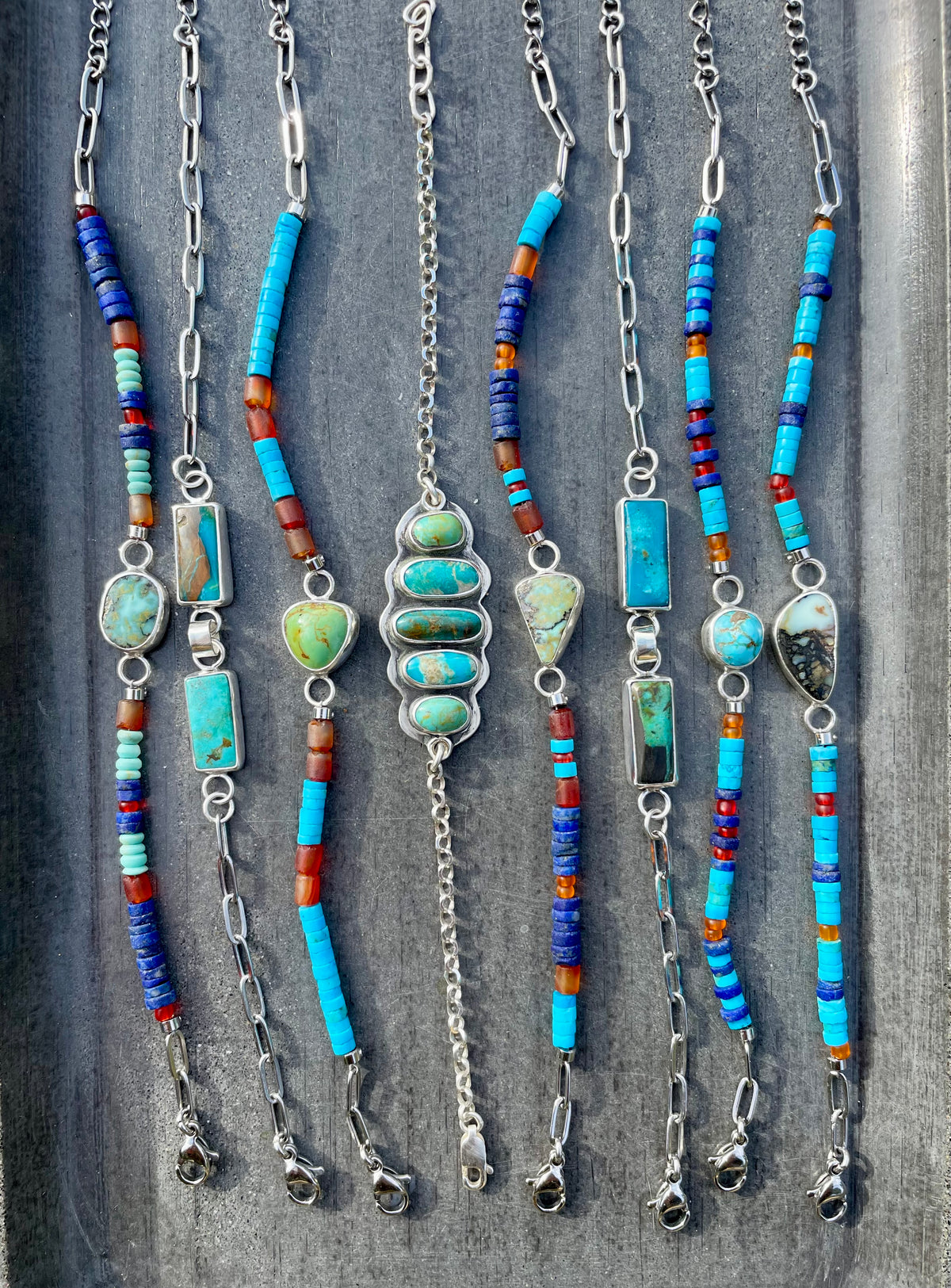Statement Kingman Turquoise Bracelet