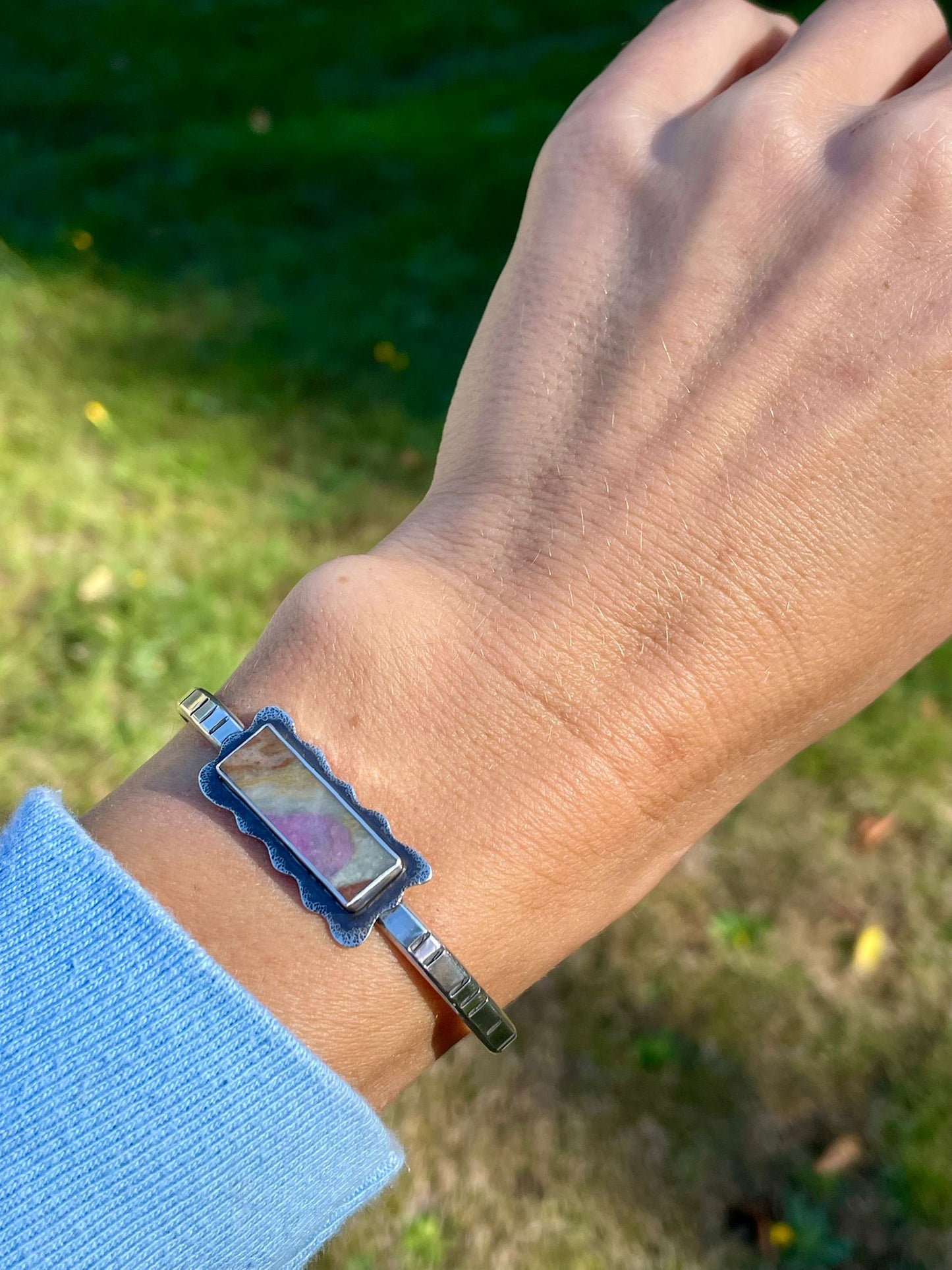 Nevada mined Variscite Cuff