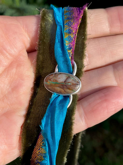 Roystone Turquoise - Wrap Around Stone Charm