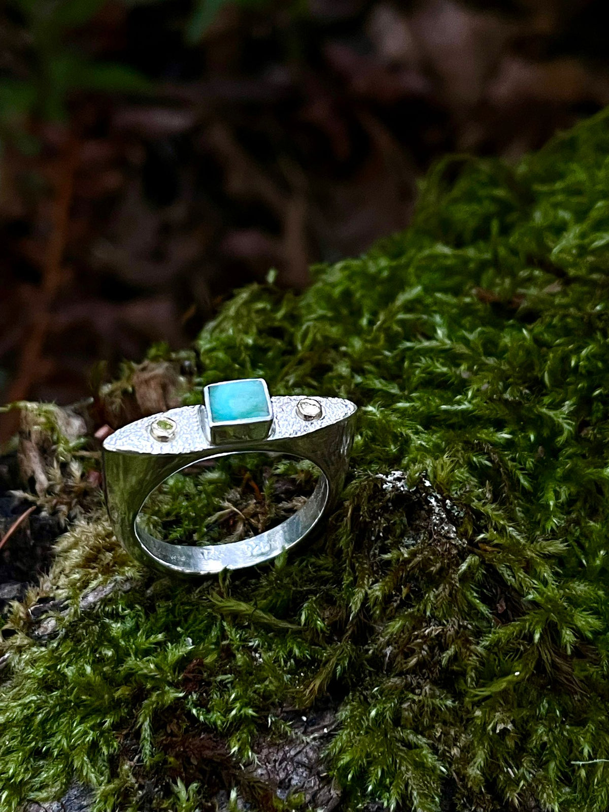 Turquoise Inlay Rings Turquoise inlay Ring – Nordic Pine