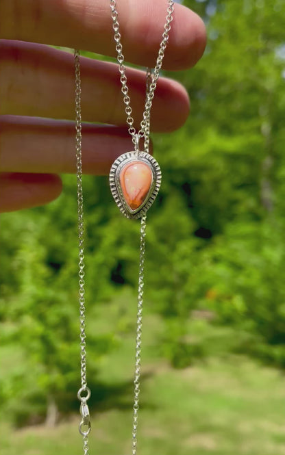 Mexican Fire Opal necklace