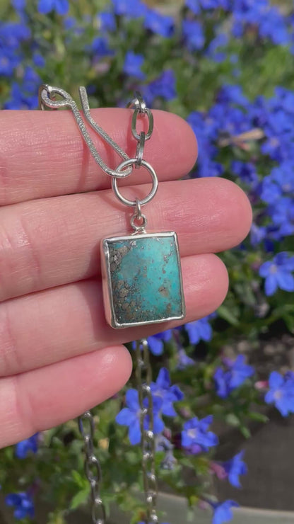 Turquoise Chain Necklace 1
