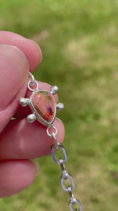 Mexican Fire Opal Bracelet 1