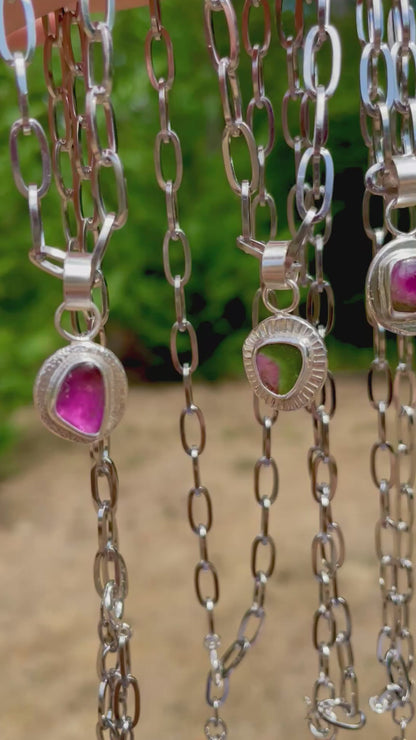 Zinnia bloom Necklace 2