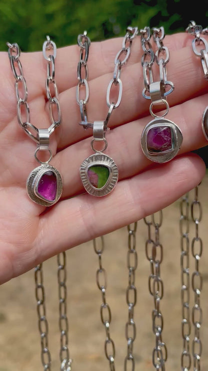Zinnia bloom Necklace 2