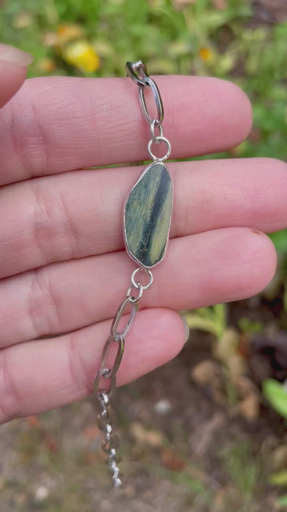 Western Washington River Rock Chain Bracelet