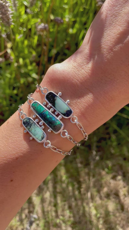 Variscite Chain Bracelet 1