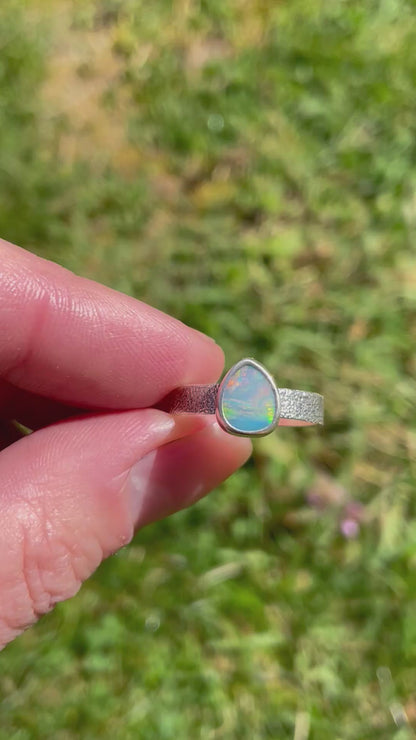 Australian Opal Ring Size 8