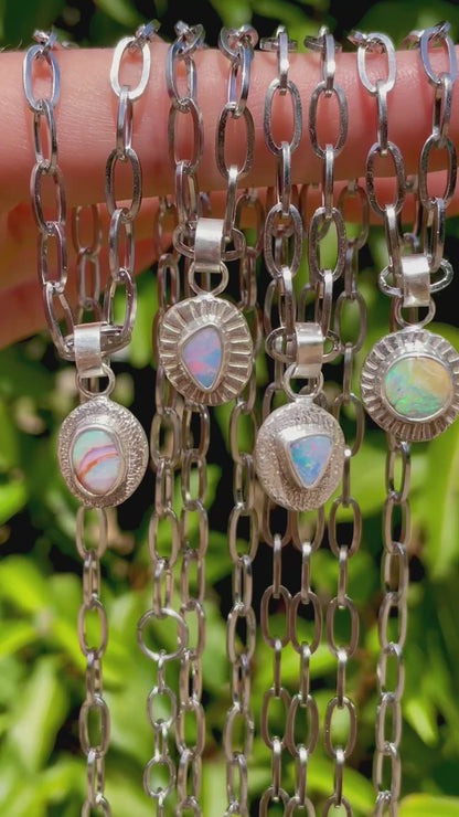 Recycled Australian Opal Pendant 2