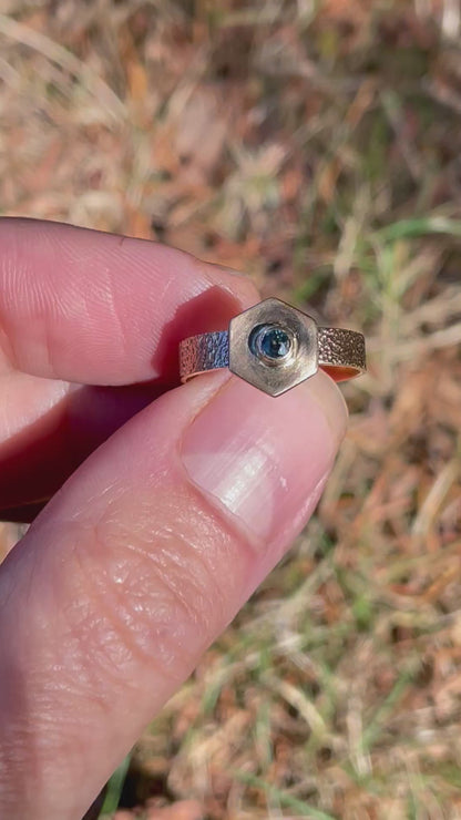 Montana Sapphire Gold Ring