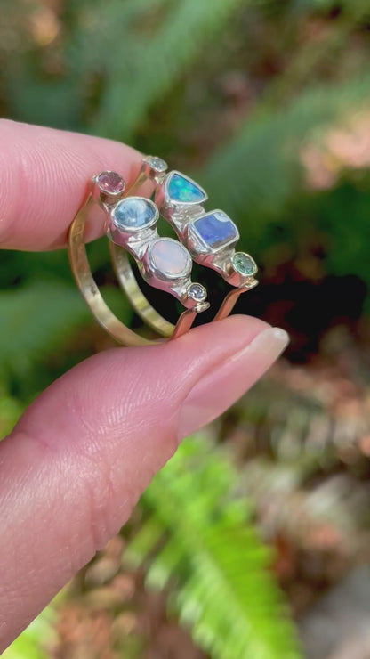 Golden Gem Collector Ring Size 8.5