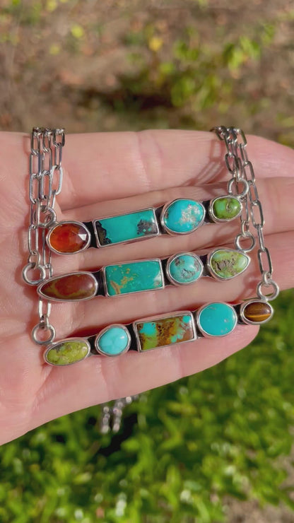 Straight Gem Collector Necklace 1
