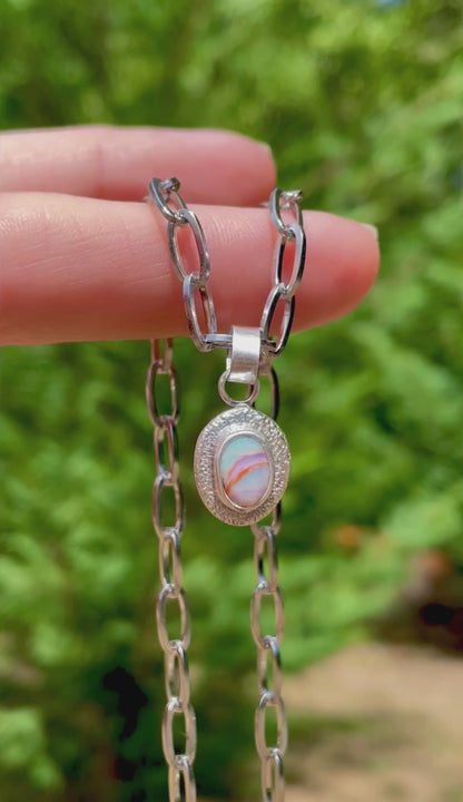 Recycled Australian Opal Pendant 1