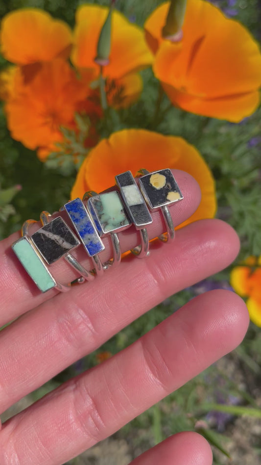 Stone Inlay Rings