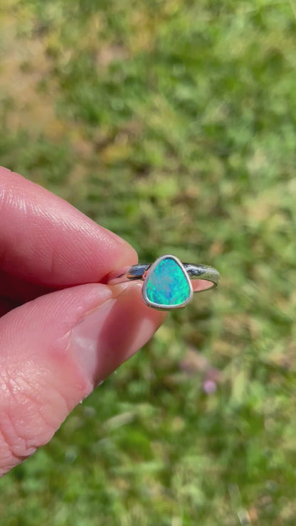 Australian Opal Ring Size 6.25