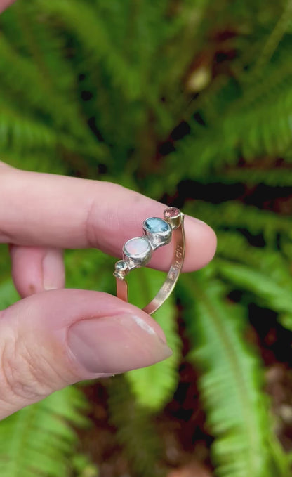 Golden Gem Collector Ring Size 8