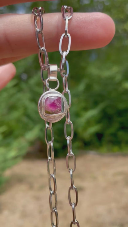 Zinnia bloom Necklace 2