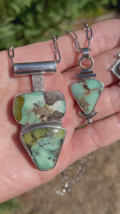 Variscite Compass Necklace