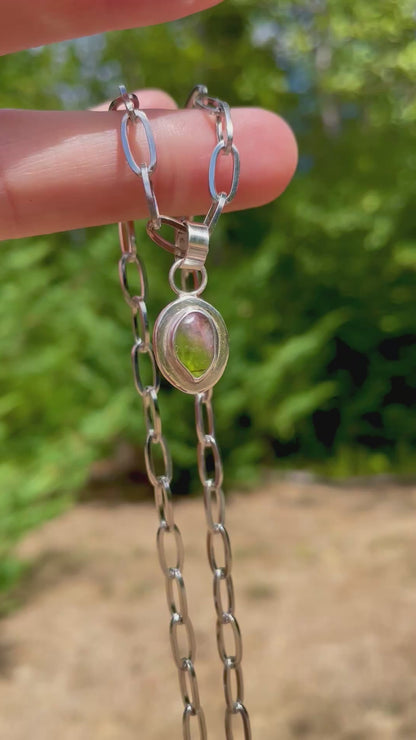 Zinnia bloom Necklace 3