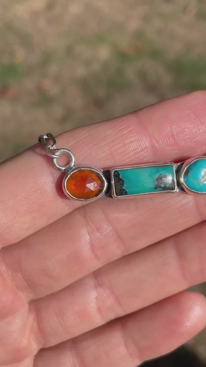 Straight Gem Collector Necklace 3