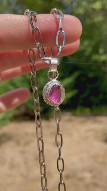 Zinnia bloom Necklace 4