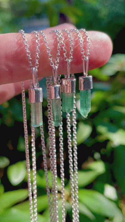Tourmaline Crystal Necklace