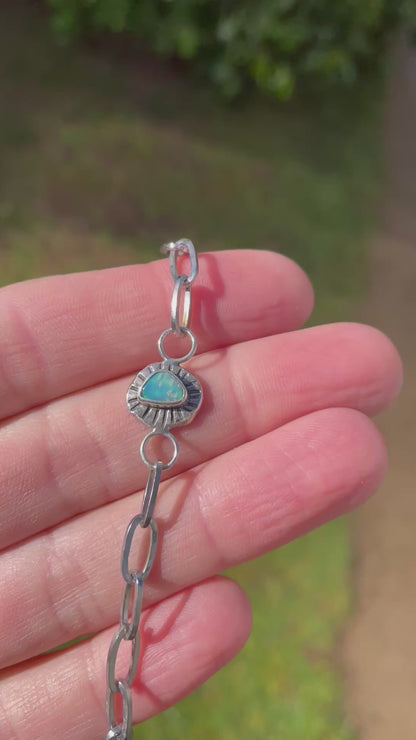 Opal Chain Bracelet 1