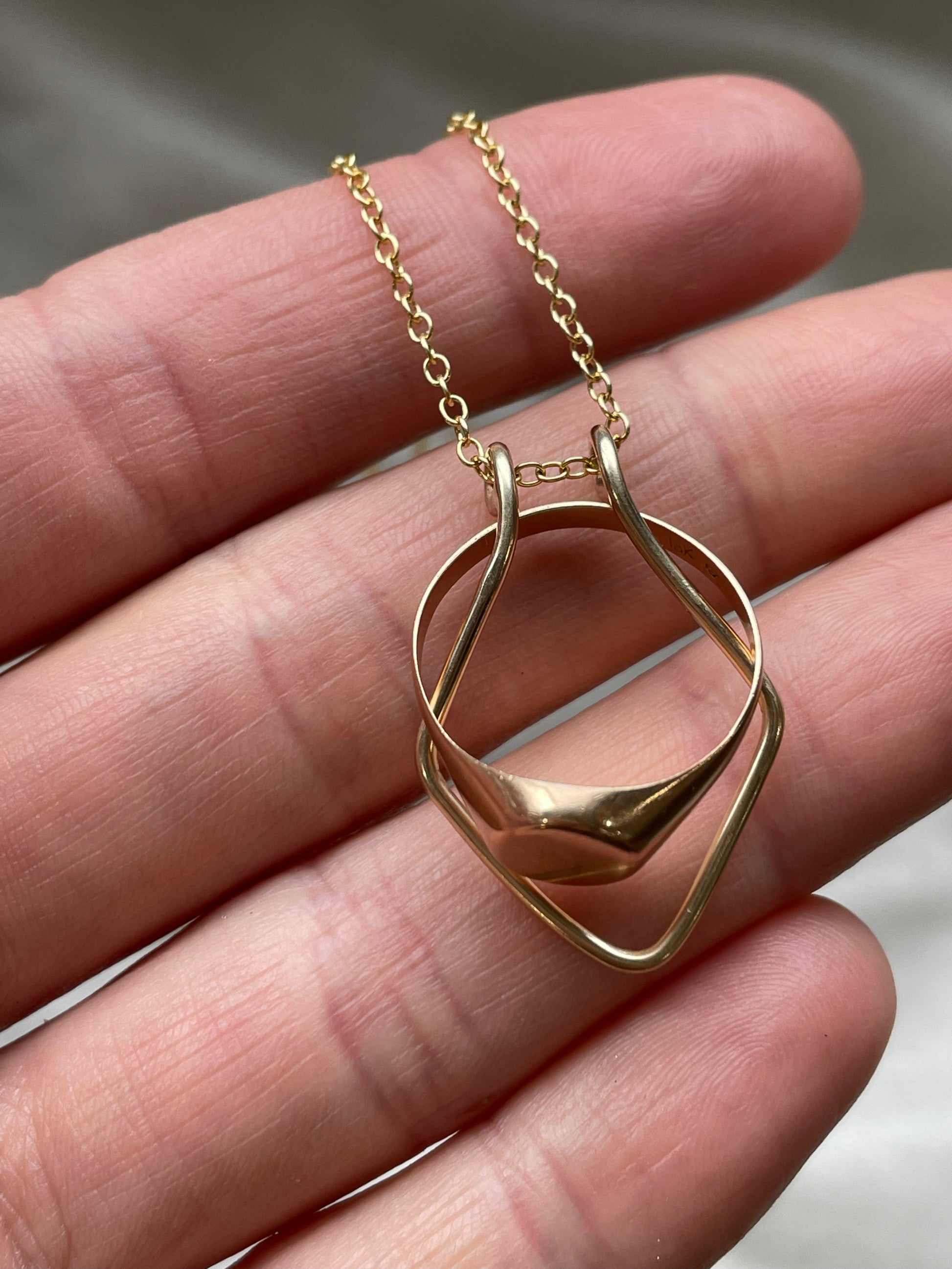 Made to order- The Ring Keeper Necklace *Live your life collection